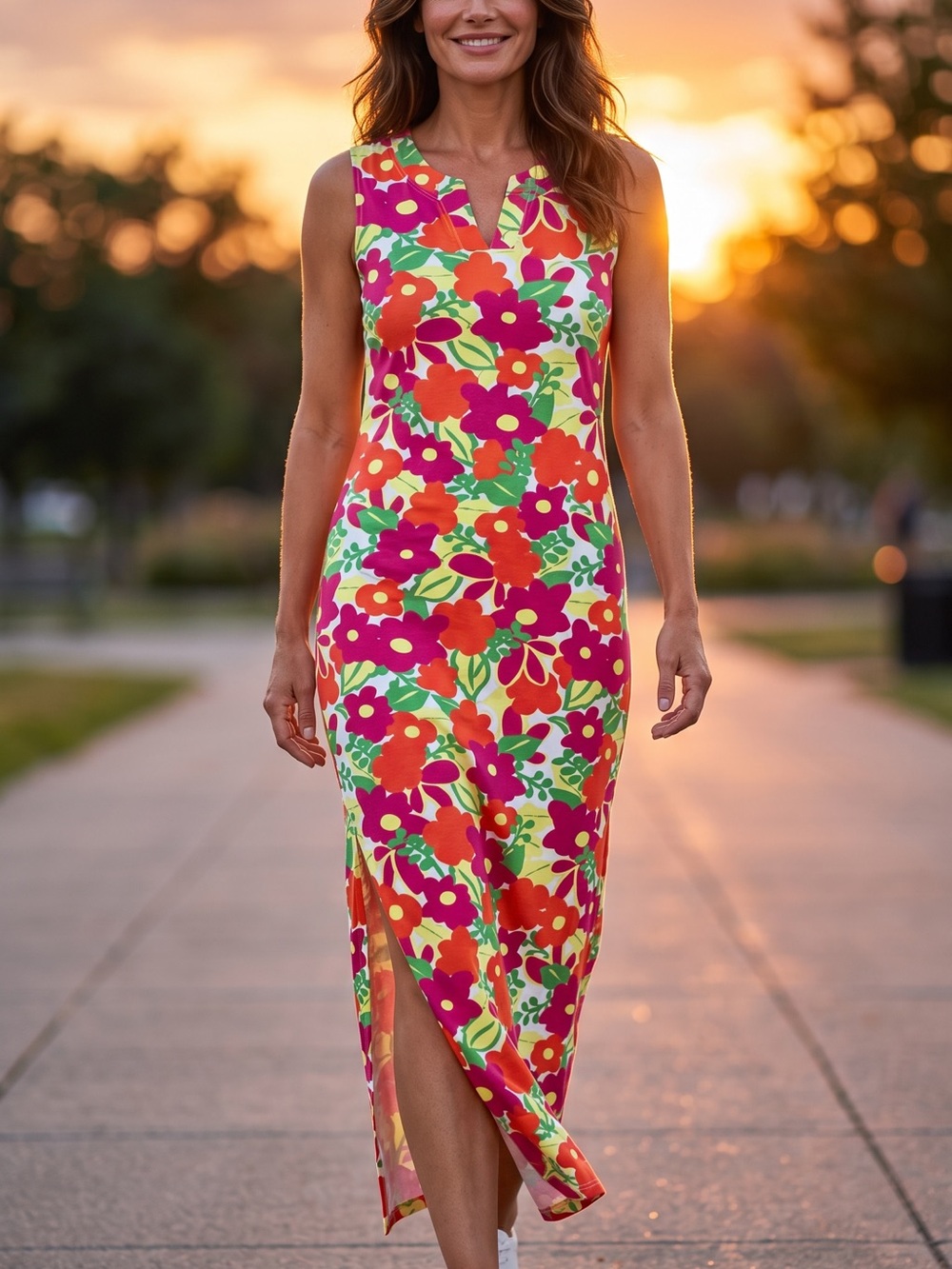 Sailor - Sailor “Pop of Color” Lucille maxi dress NWT medium